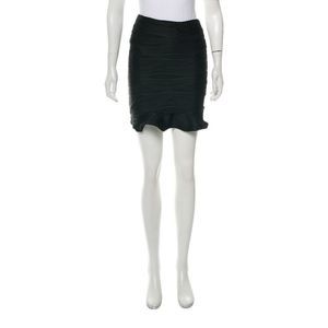 Opening Ceremony Black Mini Ruffle Wave Skirt NWT